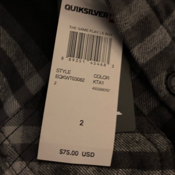Boys Quicksilver Fleece Lined Jacket - Picture 4 of 8